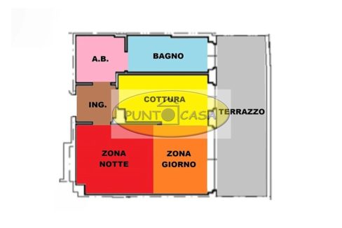 appartamento con terrazzo in vendita a Lodi - rif (67)